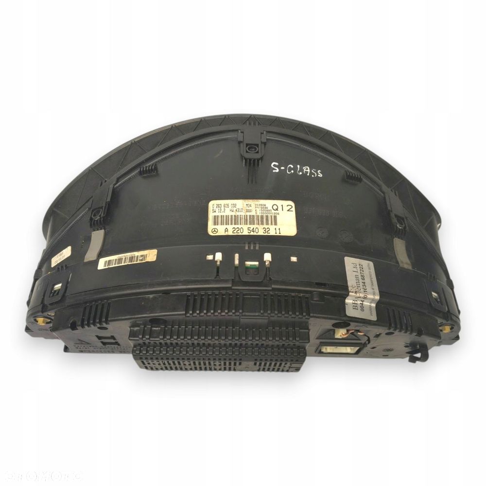 LICZNIK ZEGARY A2205403211 Mercedes W220 3.2 4.0 CDI 153 357 mil Anglik - 16
