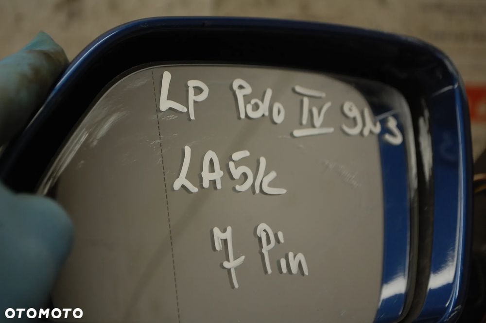LUSTERKO LEWY PRZÓD PRZEDNIE LEWE VW POLO IV 9N3 LIFT 5 + 2 PIN  LA5K - 7