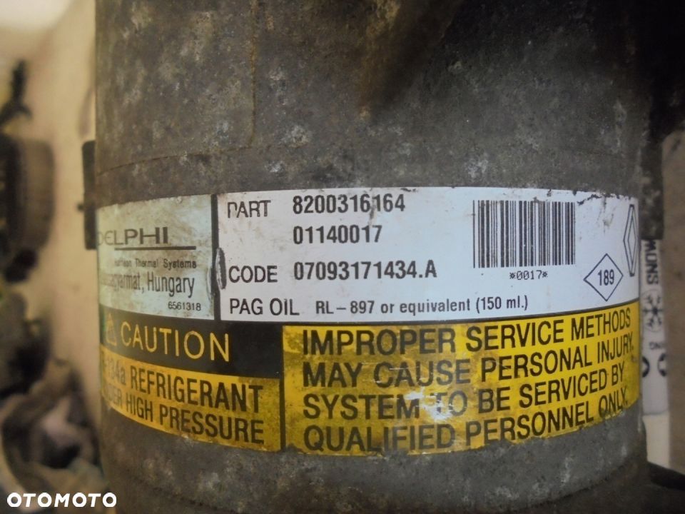 SPREZARKA KLIMATYZACJI MEGANE II SCENIK II - 2