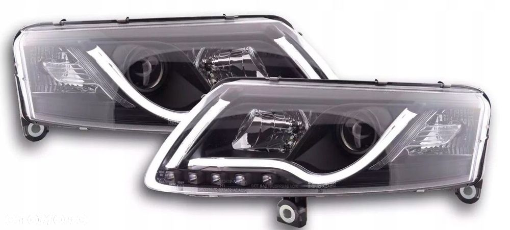 Reflektor Lampa Day line light LED Tube Neon Tuning Audi a6 C6 4f 2004-2008 - 4