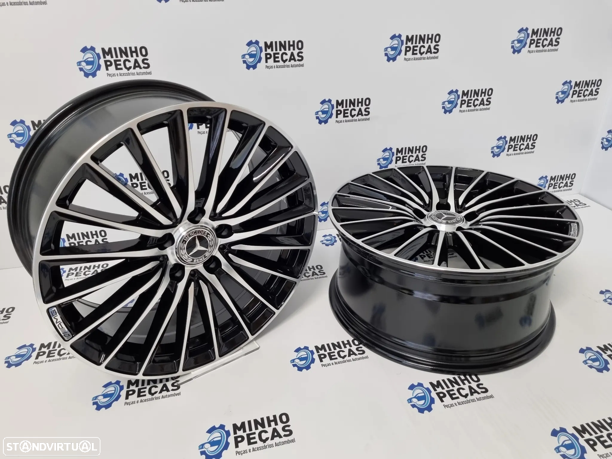 Jantes Mercedes Novo Class C (W206) AMG em 18 Black Polish - 6