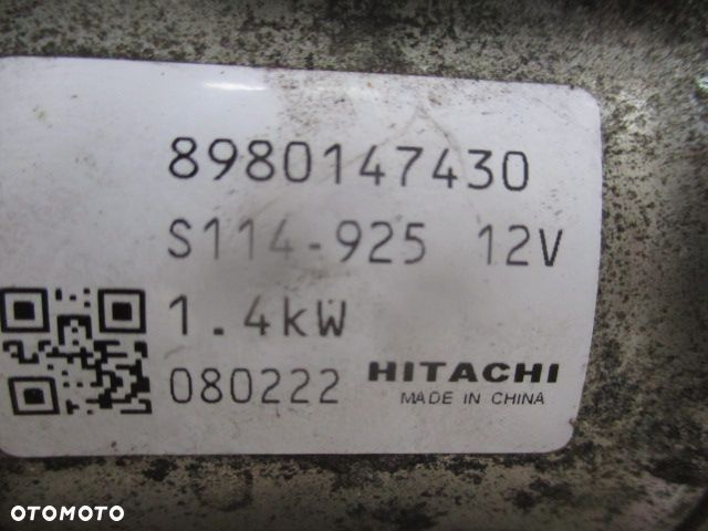 Rozrusznik 8980147430 Opel Astra III 1.7 CDTI - 3