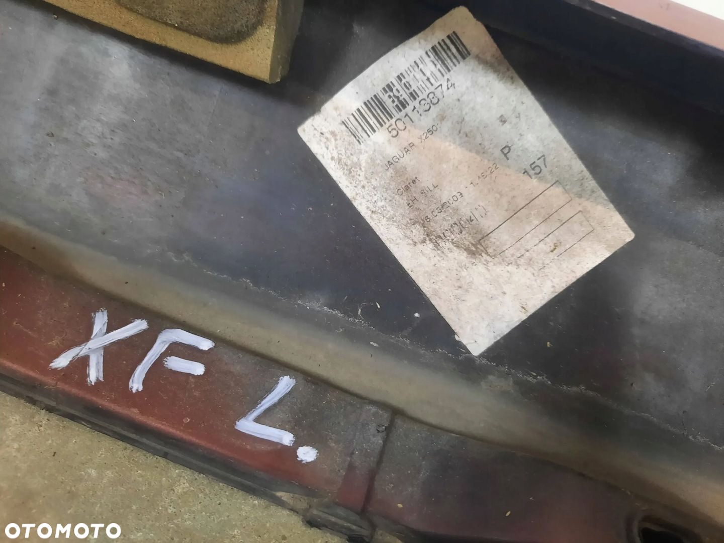 LISTWA PROGOWA LEWA NAKŁADKA PRÓG JAGUAR XF X250 - 7