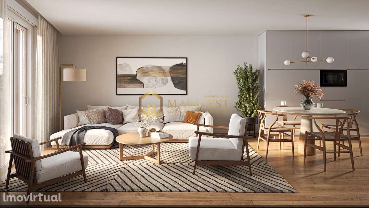 Apartamento T3 no Edifício Rasa 503 em Mafamude - Grande imagem: 4/19