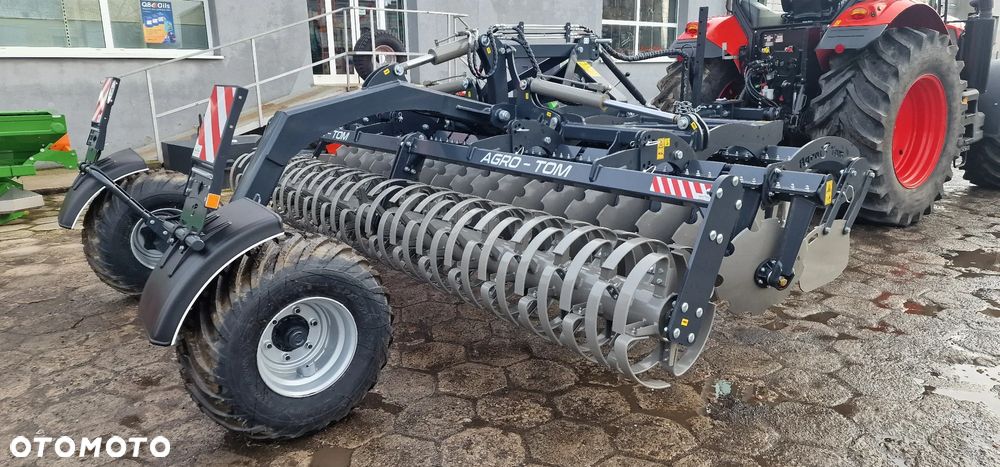 Agro-tom ATHL 4,5m Nowy Agregat talerzowy brona talerzowa na wózku, półzawieszana - 2