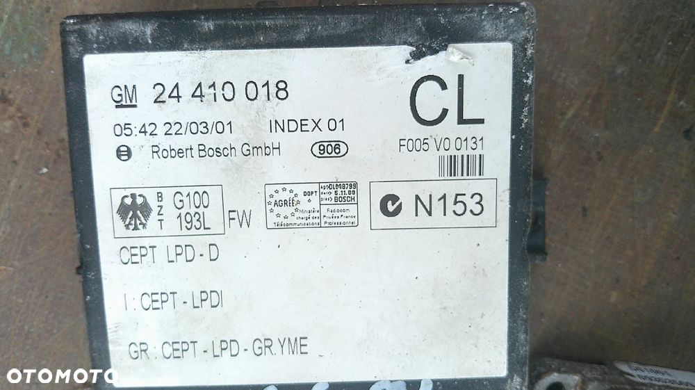 OPEL ASTRA II 1.6 8V IMMO ZESTAW STARTOWY - 2