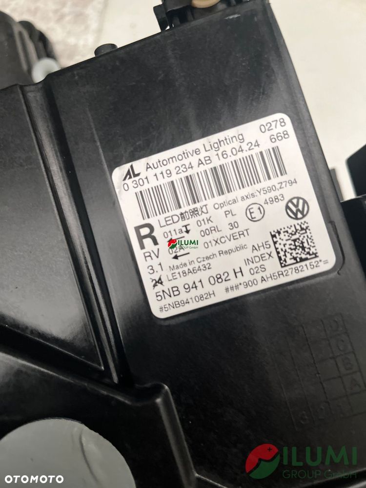 Reflektor VW Tiguan Lift Full Led Prawy 5nb941082h - 5