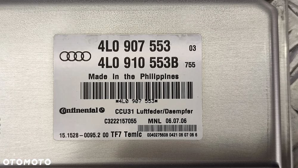 AUDI Q7 4L 05-15R STEROWNIK MODUL ZAWIESZENIA 4L0907553 4L0910553B - 4