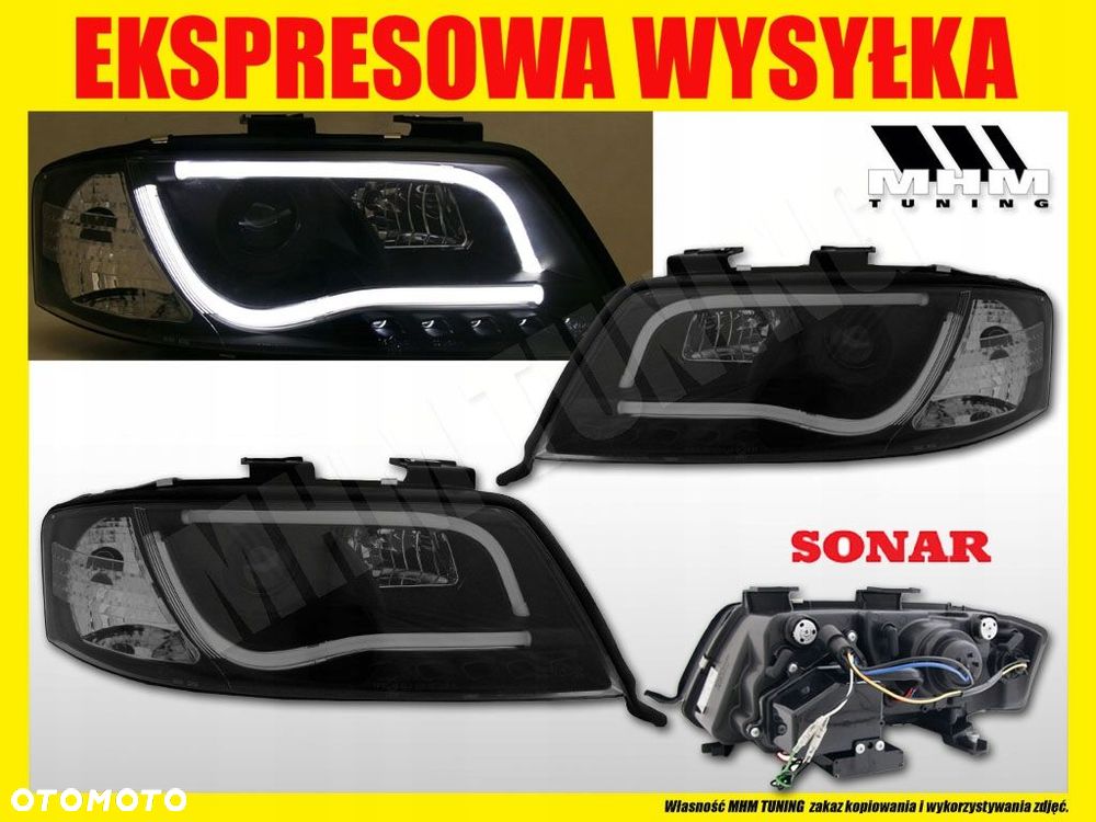 Reflektor Lampa Day line light LED Tube Neon Tuning Audi a6 C5 4b 1997-2001 - 6