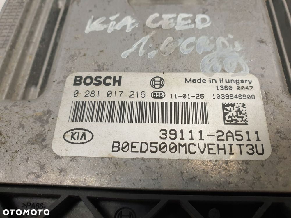 Kia Ceed I 1.6 CRDI KOMPUTER SILNIKA sterownik - 14
