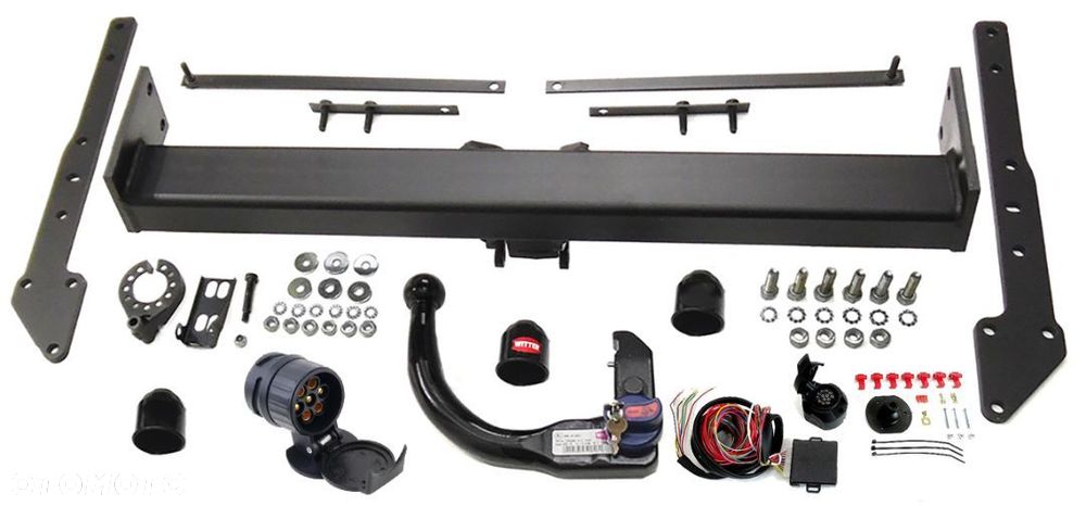 Hak Holowniczy Westfalia Witter AUTOMAT Wypinany+ Moduł 13 pin + Wiązka do Ford Mondeo MK4 Kombi - 17