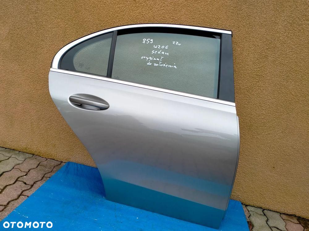 MERCEDES W206 SEDAN / 859 / DRZWI PRAWE PRAWY TYŁ / KOMPLETNE / ORYGINAŁ - 1