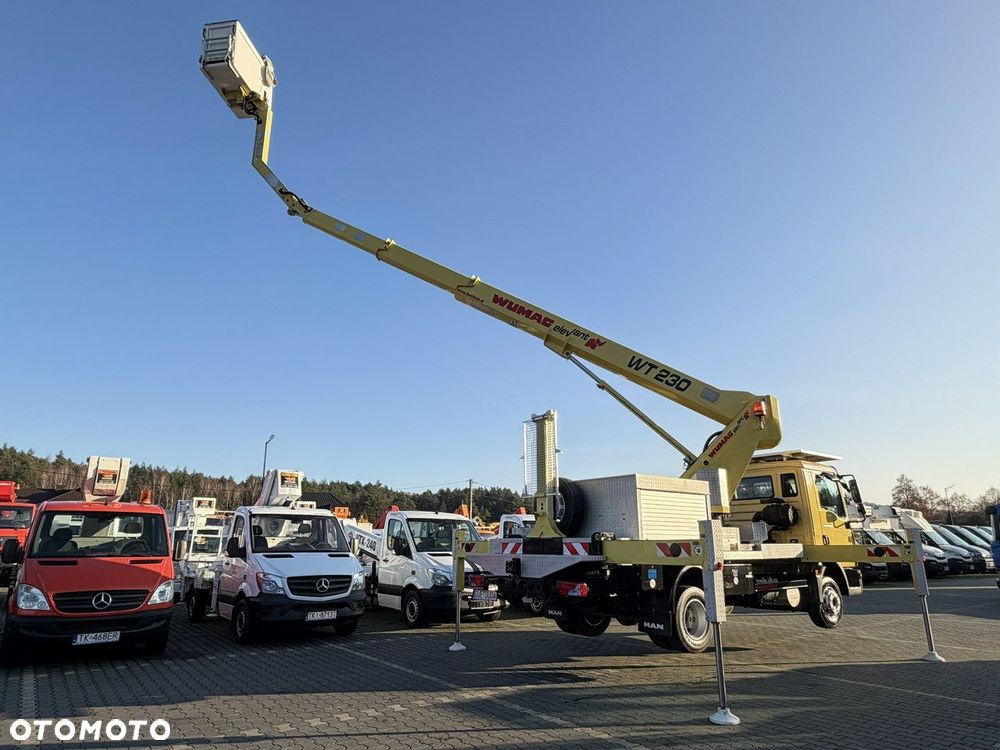 MAN TGL 8.210 Zwyżka WUMAG WT 230 23m w bok 18m podnośnik - 20