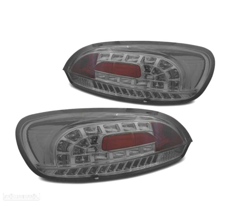 PILOTOS VOLKSWAGEN VW SCIROCCO 08-14 LED FUNDO CROMADO ESCURECIDO - 1