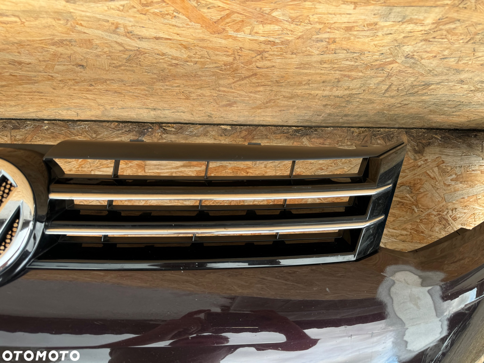 ZDERZAK PRZÓD PRZEDNI VOLKSWAGEN TOURAN II 2 1T0 10-15 CADDY SPRYSKI KRATKA GRILL 1T0807221M 1T0853653L ORYGINAŁ - 8