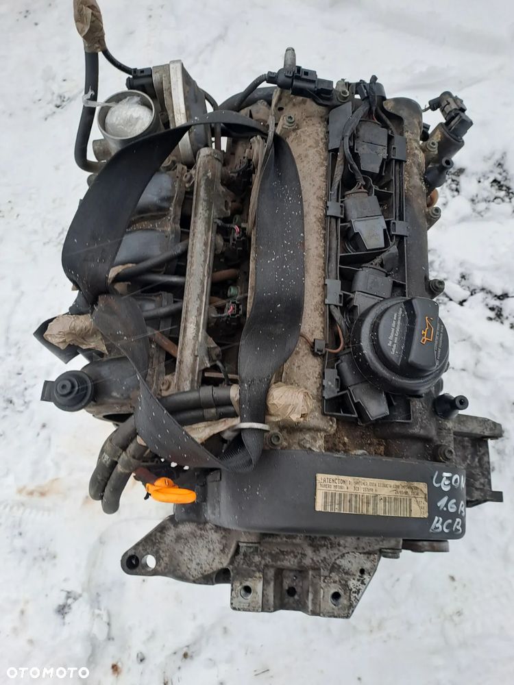 Seat Leon 1.6 16V 105KM silnik kompletny kod BCB AUS AZD