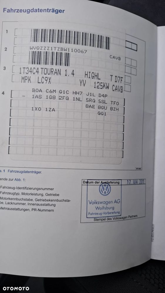 Volkswagen Touran 1.4 TSI DSG Highline - 23