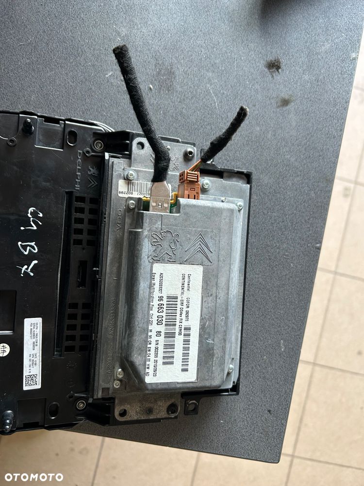 Citroen C4 II b7 ekran nawigacji wyświetlacz 9666303080 DS4 - 3