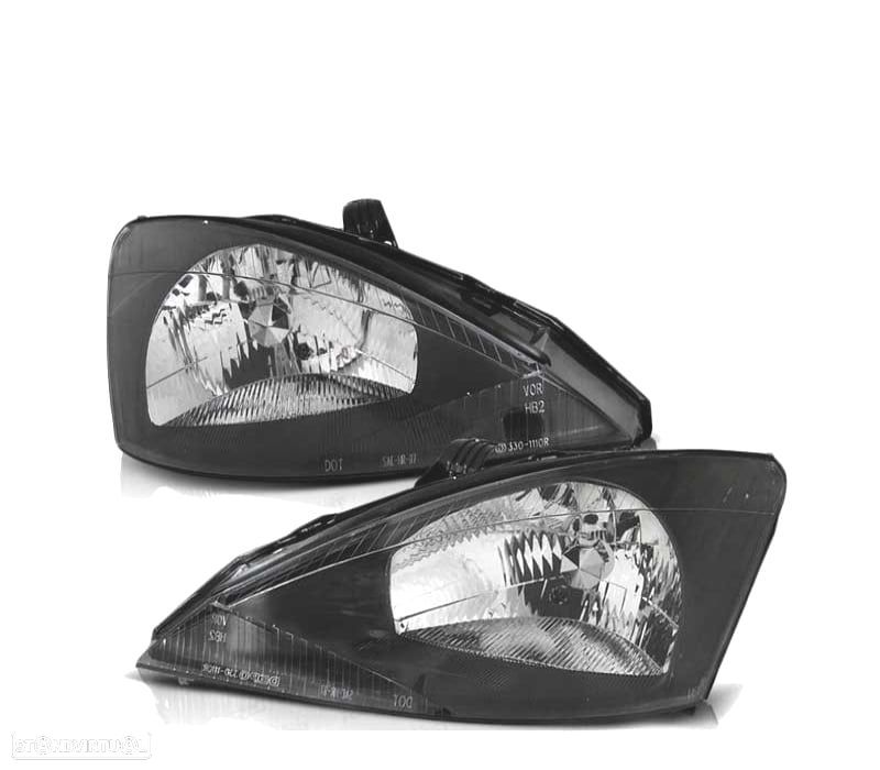 FARÓIS FORD FOCUS 98-01 BLACK EDITION - 1