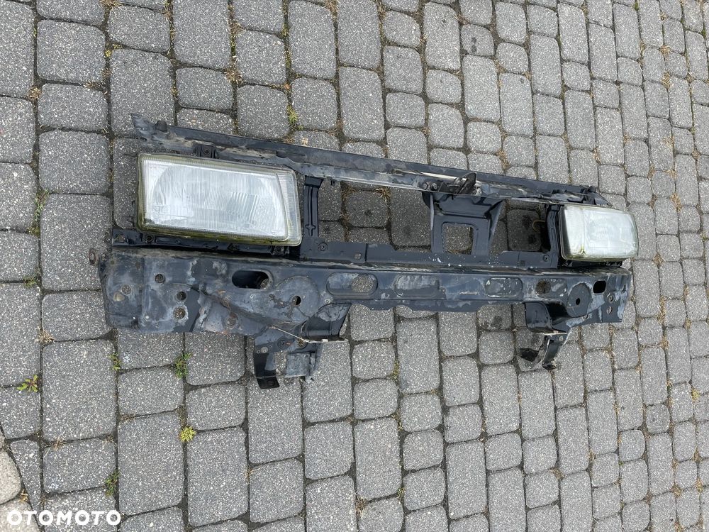 VW CADDY POLO CLASSIC 95-03 PRZÓD KOMPLETNY MASKA zderzak LAMPA REFLEKTOR PAS BŁOTNIK LEWY przedni GRILL pas przedni lampa reflektor LEWA PRAWA biały - 6