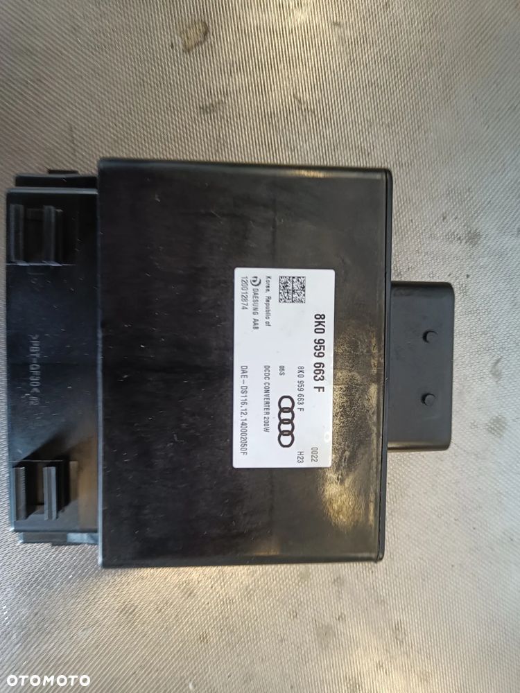 Stabilizator napięcia Skoda Superb Octavia VW Golf Passat Seat Audi A3 A6 A7 moduł 8K0959663F - 1