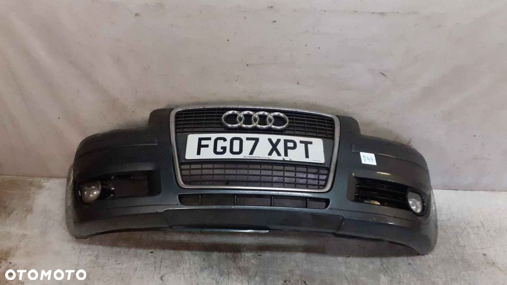 ! ZDERZAK PRZÓD PRZEDNI AUDI A3 8P LIFT 2007R LH7H SZARY HALOGENY - 1