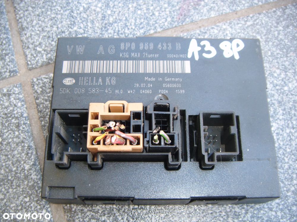 audi a3 8p 04r moduł komfortu  8p0959433b - 1