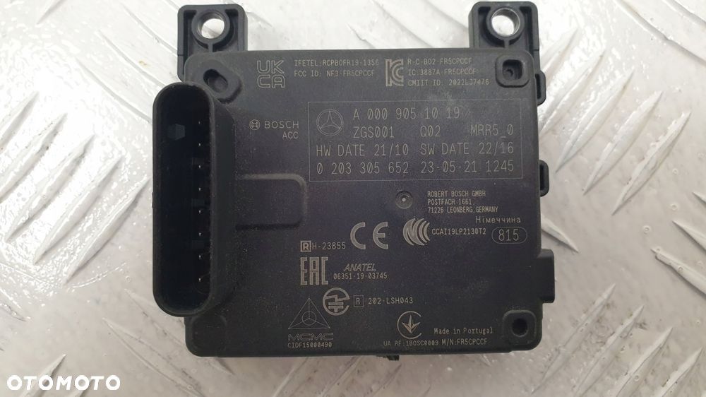 radar acc distronic mercedes a0009051019 - 3