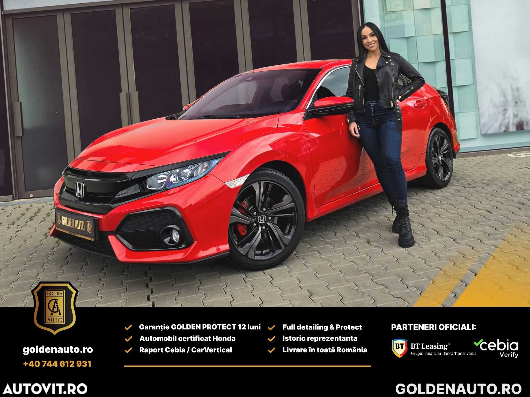 Honda Civic 1.0 VTEC Turbo CVT Elegance Navi - 1
