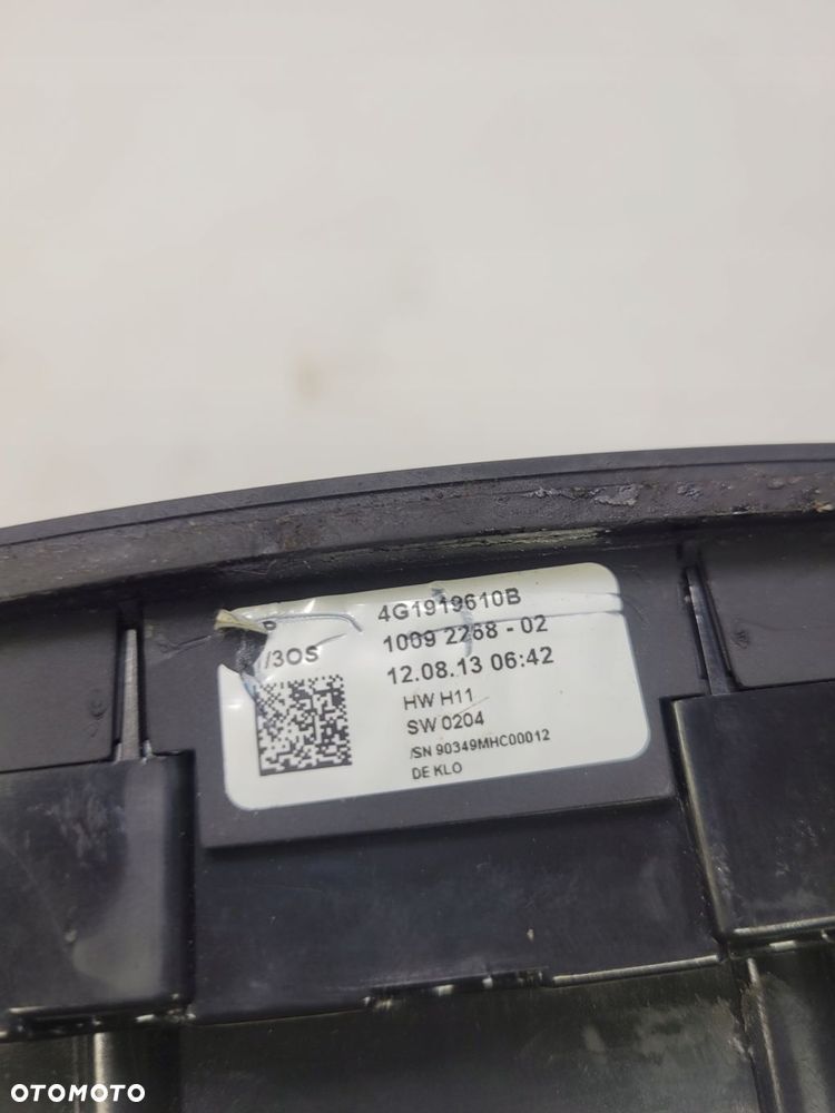 PANEL STEROWANIA MMI AUDI A6 C7 A7 4G1919610B - 6