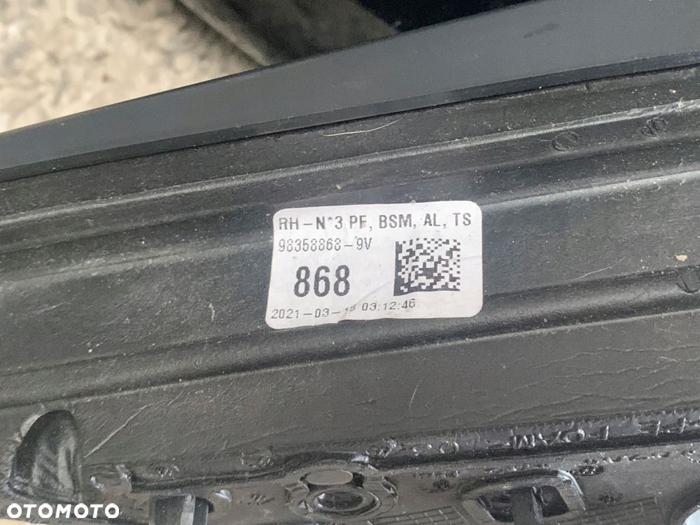 opel mokka ii b lusterko prawe 10+4 pin 98358868 - 7