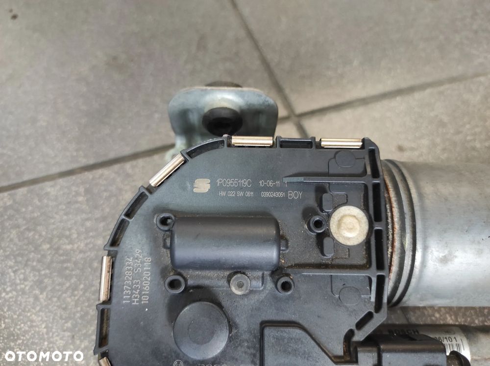 SEAT LEON 2 MECHANIZM WYCIERACZKI LEWY KIEROWCA 1P0955119C 1P0955023D SPRAWNY WYSYŁKA !!!!!! - 2