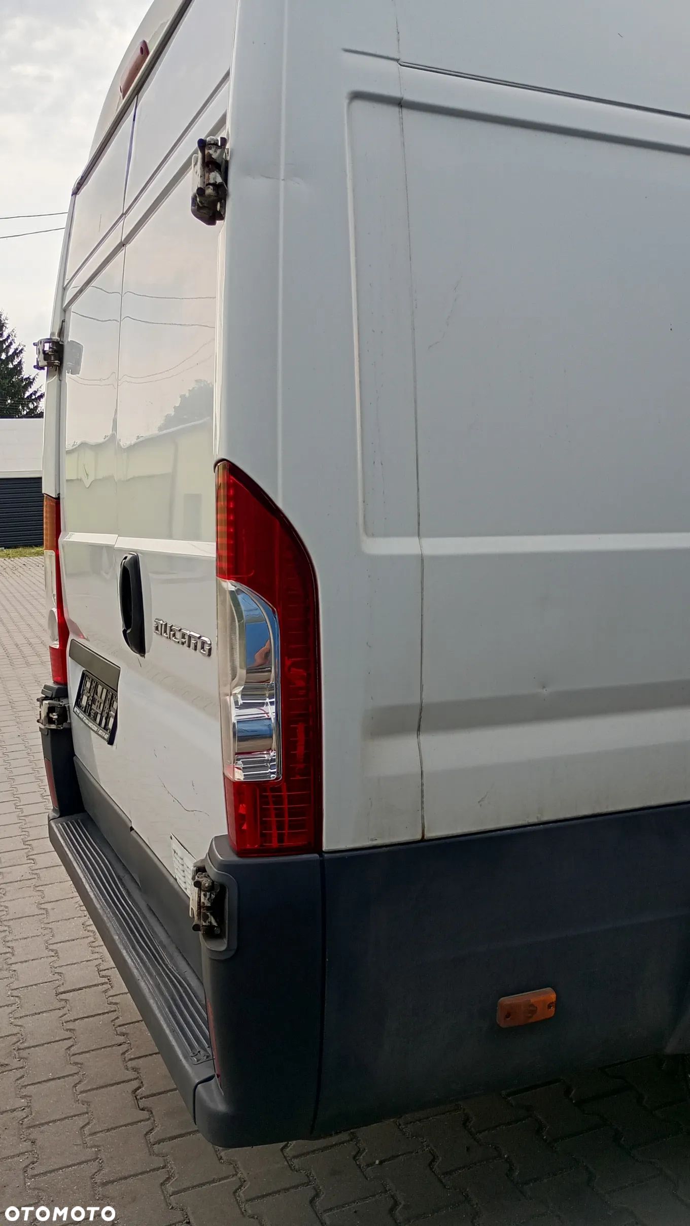 F.V Drzwi tylne wysokie uzbrojone KOMPLETNE Fiat DUCATO PEUGEOT BOXER FIAT DUCATO CITROEN JUMPER Zawiasy 270 stopni - 1