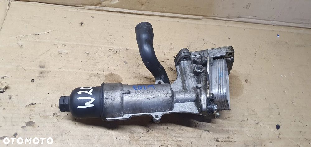 Podstawa filtra oleju chłodniczka Mercedes W209 1.8 Kompresor A2711880001 A2711800610 - 1