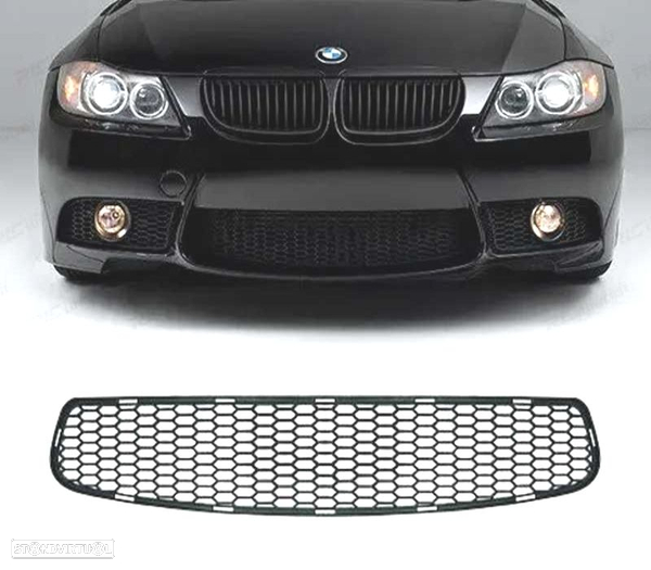 GRELHAS FRONTAIS PARA BMW S3 E90 E91 E92 LIM. TOURING COUPE 05-08 PRETO