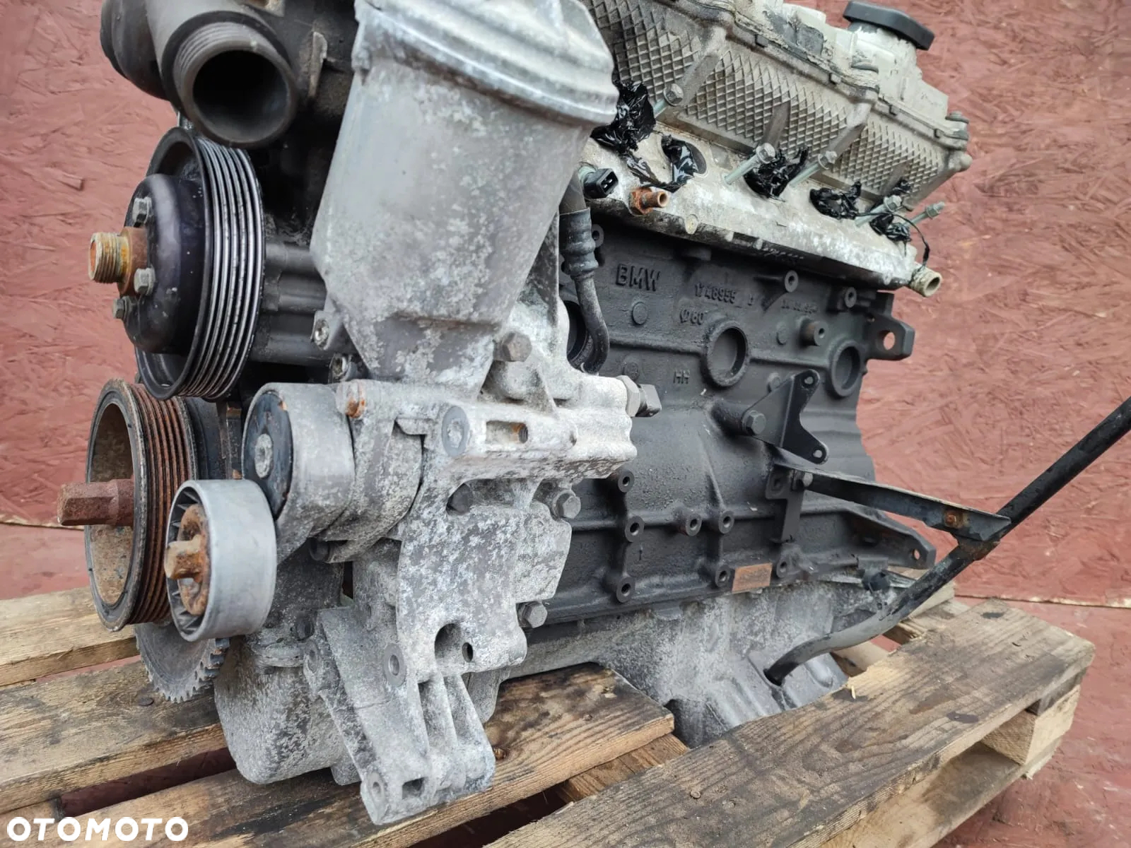 BMW E30 / E34 / E36. ORYGINALNY KOMPLETNY SŁUPEK SILNIKA M50B20V VANOS 150KM  O NR: 9 072 057 / 1 740 974 OEM. W BARDZO DOBRYM STANIE TECHNICZNYM. - 10