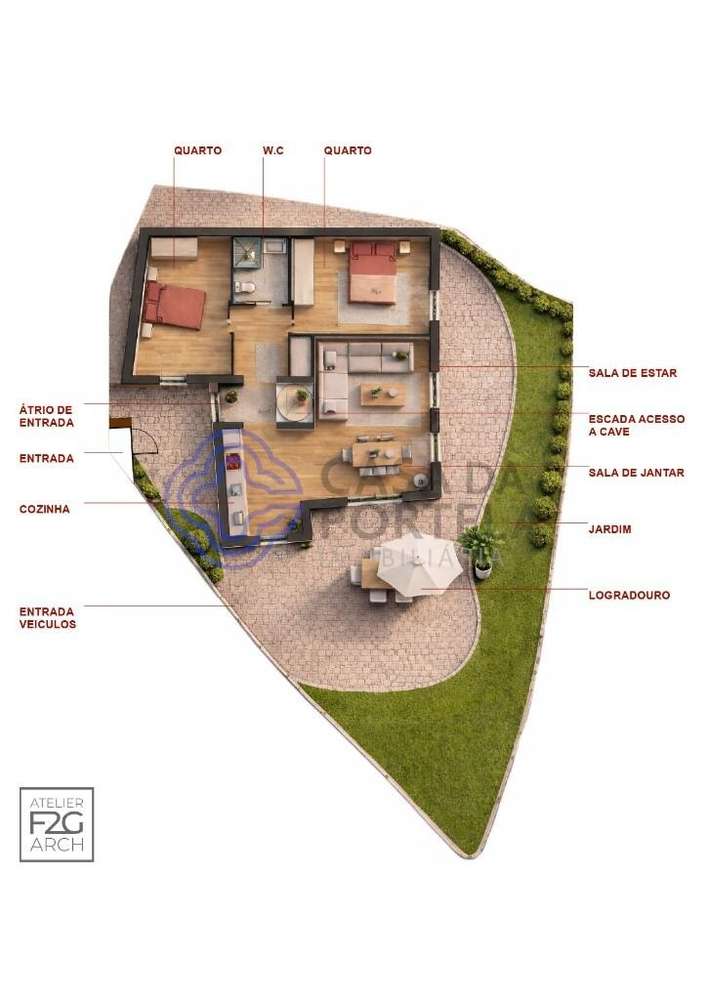 MORADIA UNIFAMILIAR T2 | CARNEIRO | CAMINHO DE SANTIAGO | AMARANTE - Grande imagem: 5/25