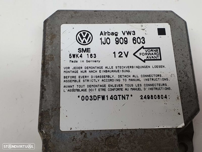 Centralina / Modulo Airbags Volkswagen Polo (6N2) - 2
