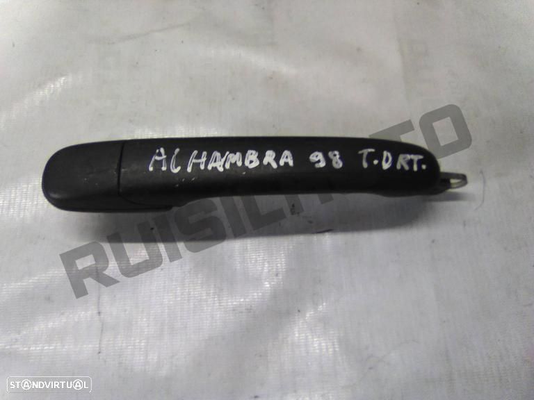 Puxador Exterior Trás Direito  Seat Alhambra I (7m) [1996_2010] - 1