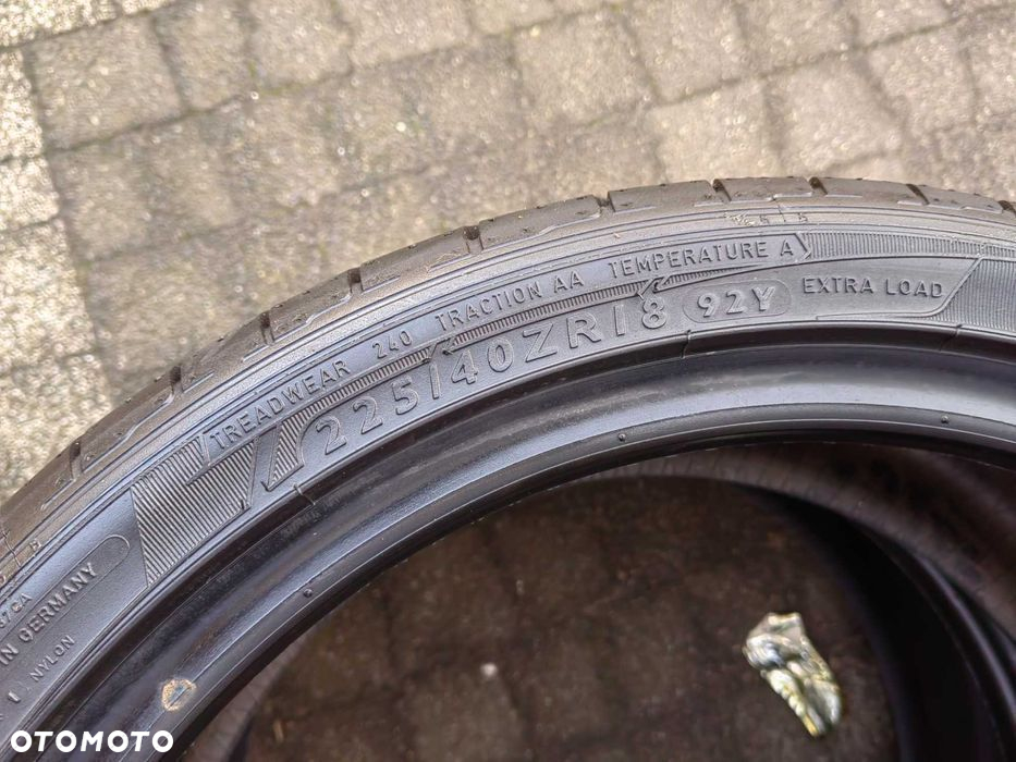 225/40r18 92Y Dunlop Sp Sport Maxx pojedyncza letnia leżaki - 7