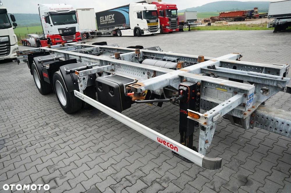 Wecon PRZYCZEPA TANDEM / BDF / 7,15 , 7,45 , 7,82 M / DO PRZEWOZU KONTENERÓW - 12