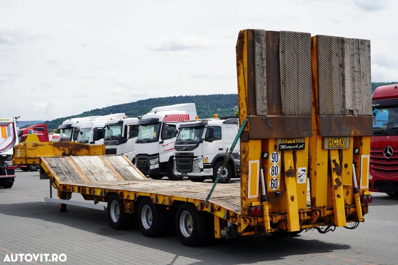 ACTM TRANSPORTATOR / ÎNCĂRCARE JOS / 13,2 M / GAMĂ HIDRAULICĂ / AX DE DIRECȚIE - 7