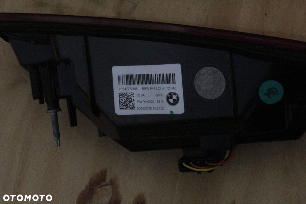 LAMPA TYLNA LEWA BMW X1 F48 LCI 4747772105 USA 2020 - 6