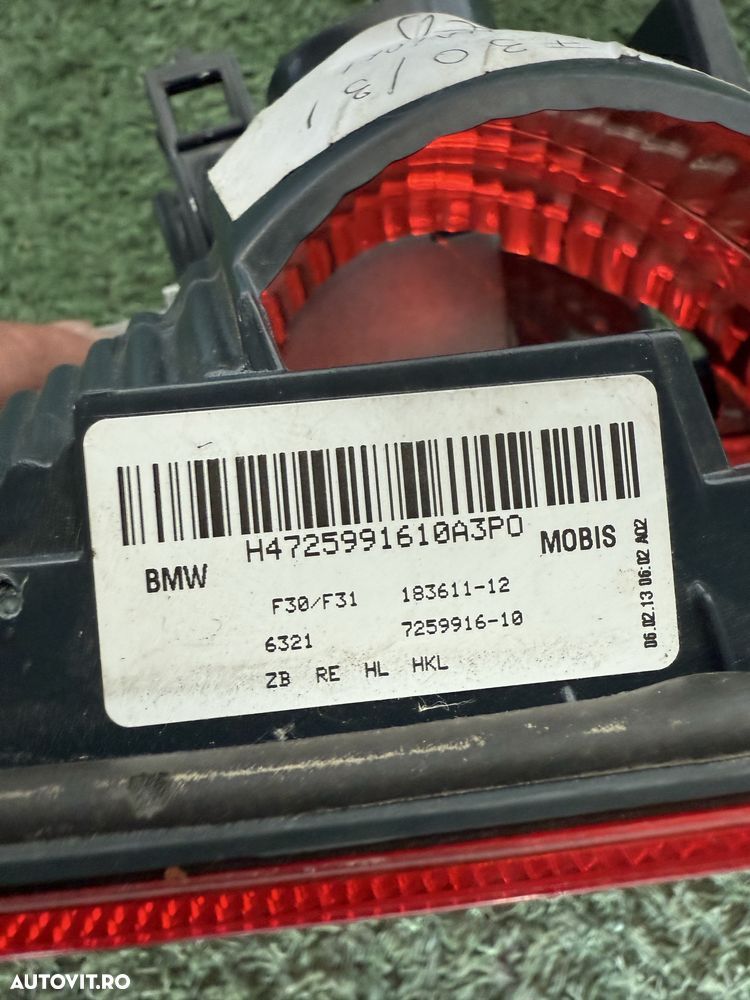 Stop dreapta haion portbagaj Bmw seria 3 F30 F31 - 5