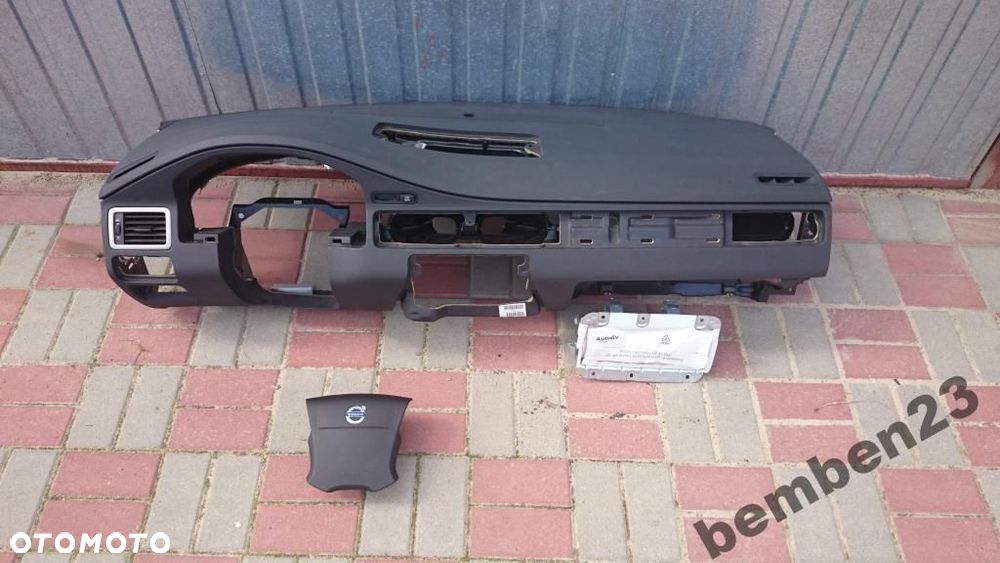 VOLVO V70 S80 XC70 deska konsola poduszki airbag