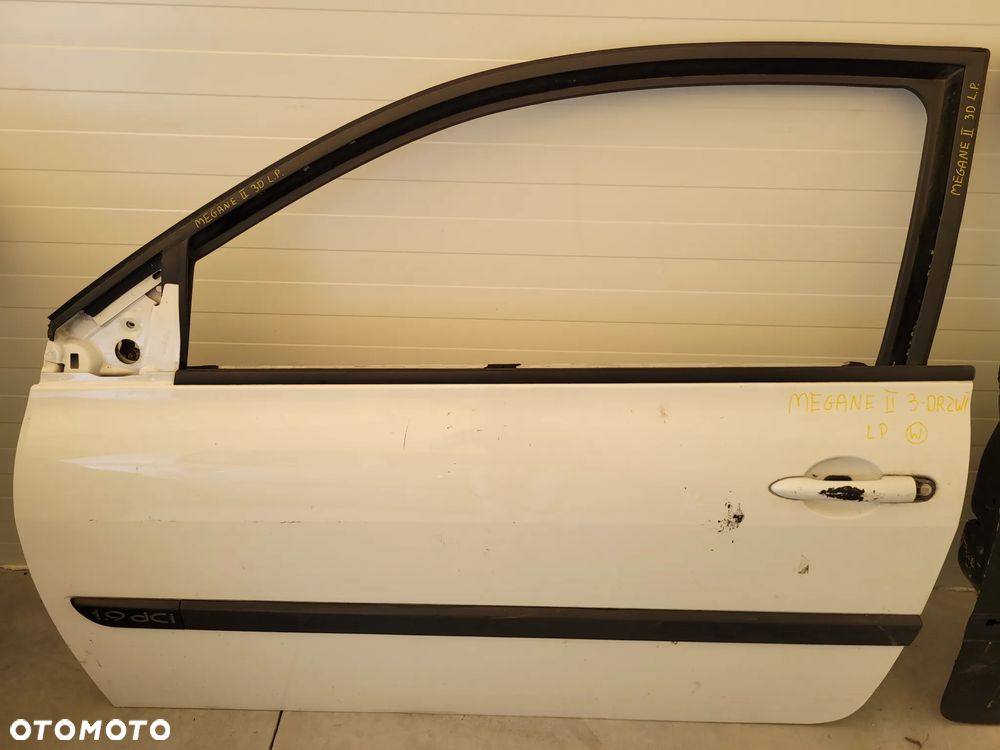 DRZWI LEWY PRAWY PRZÓD RENAULT MEGANE II 3D 02-08 - 3