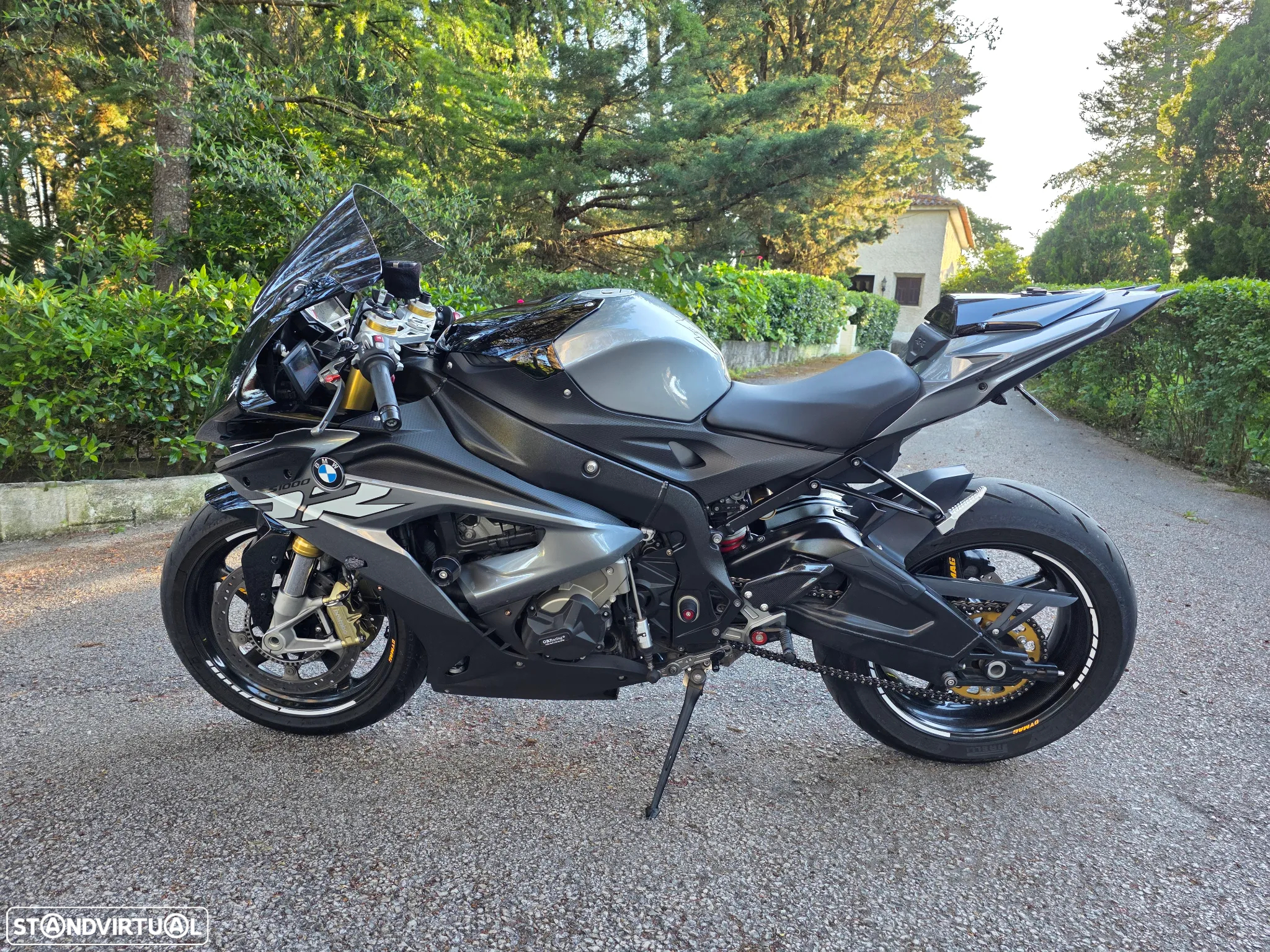 BMW S 1000 RR JANTES CARBONO ESCAPE COMPLETO ARROW C/NOVA ACEITO RETOMA - 2
