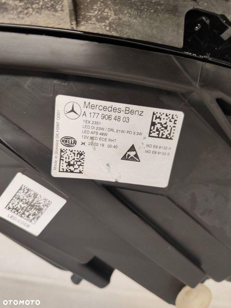 mercedes-benz a w177 performance komplet lamp a1779062700/a1779064803 - 11
