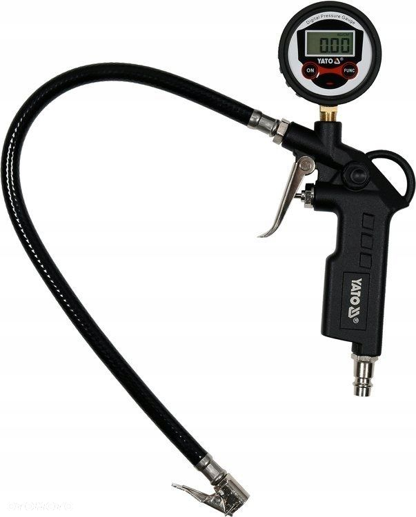 YATO PISTOLET DO POMPOWANIA KÓŁ CYFROWY MANOMETR WYŚWIETLACZ LCD YT-23702 - 3
