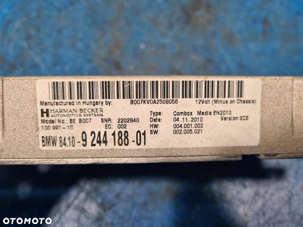 BMW 5 F11 MODUŁ BLUETOOTH 9244188-01 - 4
